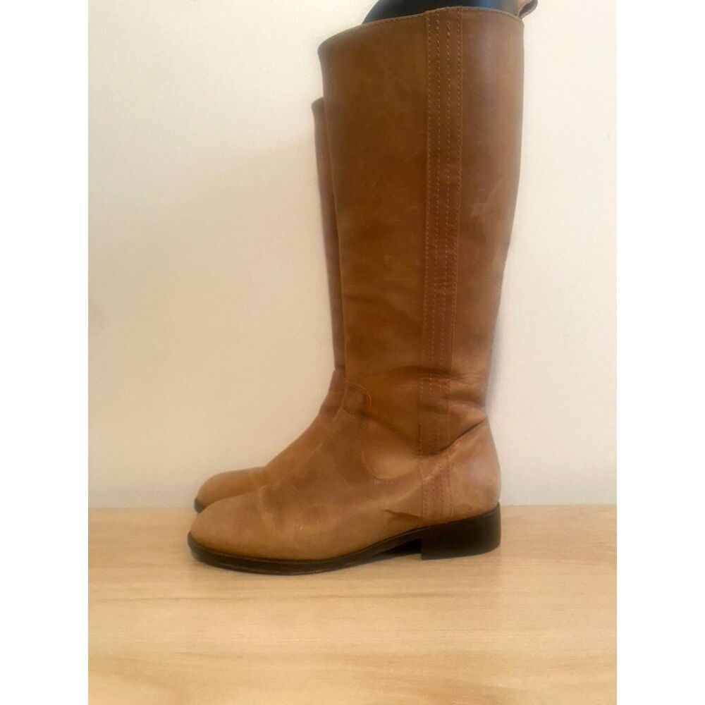 Boden Leather Tall Boots Womens Size 7 - Picture 3 of 6